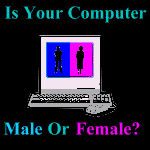 Reasons why your computer is Male/Female
